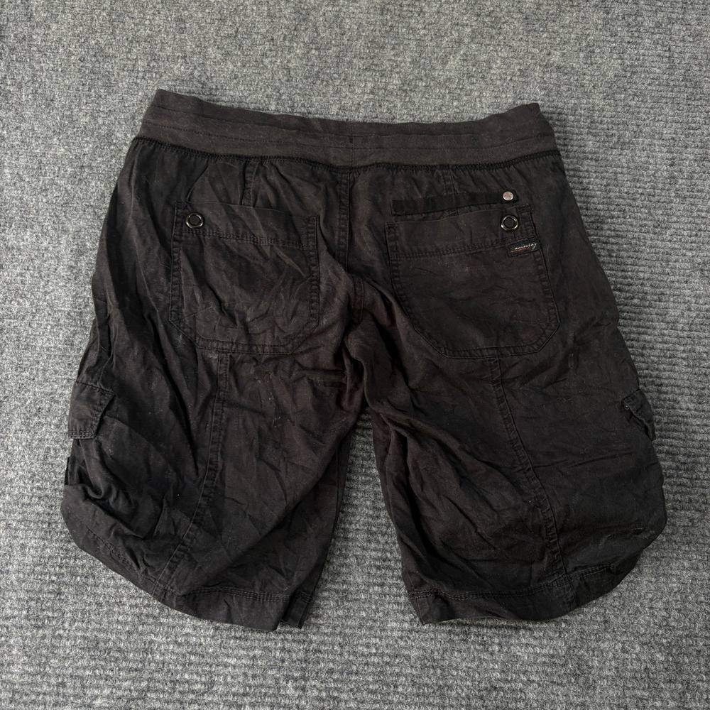 Unionbay Mens Size 5 Black Cotton Cargo Shorts Drawstring Y2K Gorpcore 4129 - Picture 6 of 7